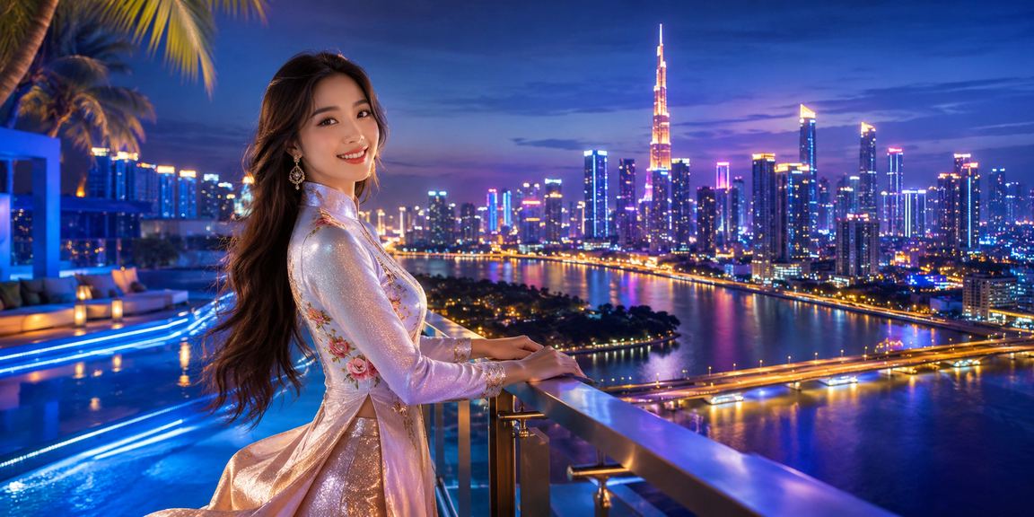 Khung cảnh TP. HCM với người dùng xem thông tin cá cược trực tuyến